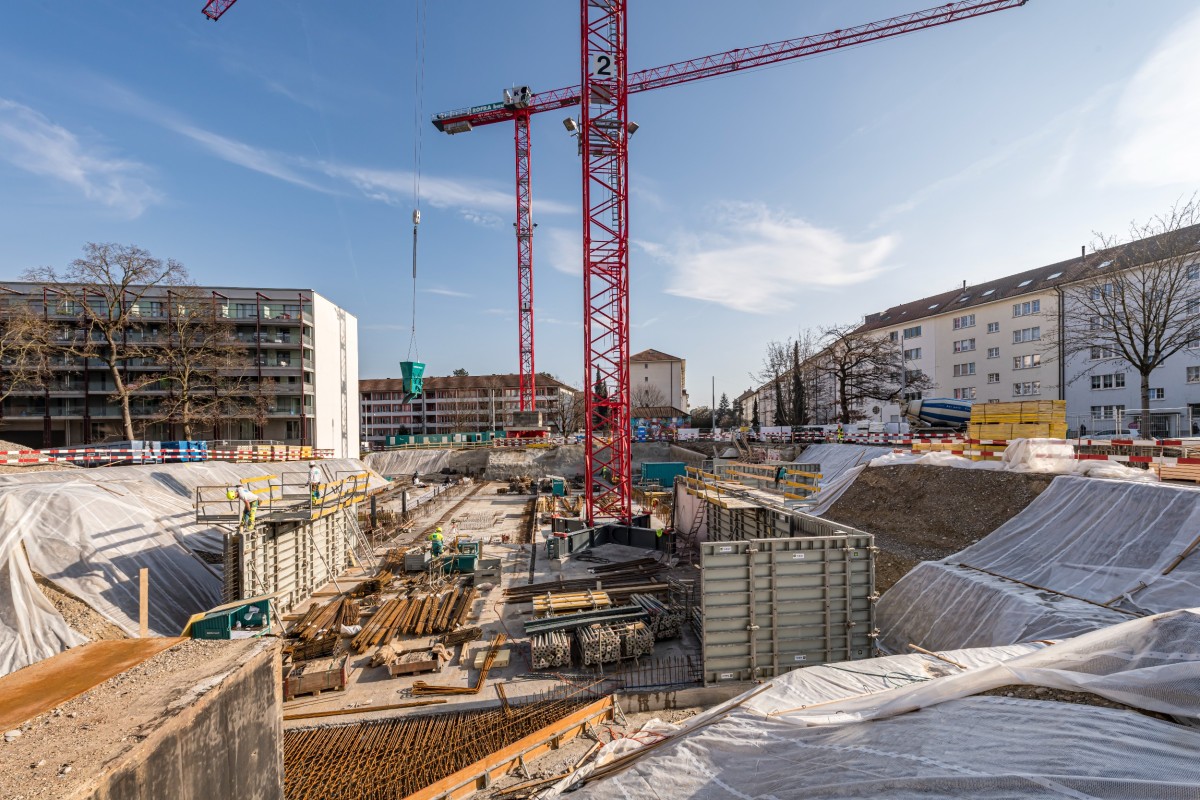 Westfeld Basel Bauetappe II Feb 2025